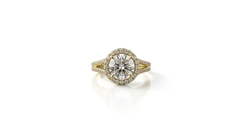Hand-traced jewelry ring clipping path after editing